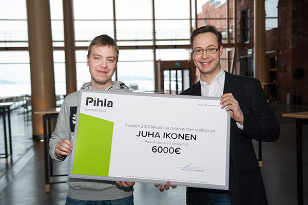 Juha Ikonen voitti 2014 ikkuna-arvonnan
