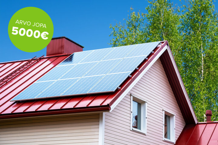 Huhtikuun aurinkopaneeliarvonnan voitto Raumalle!