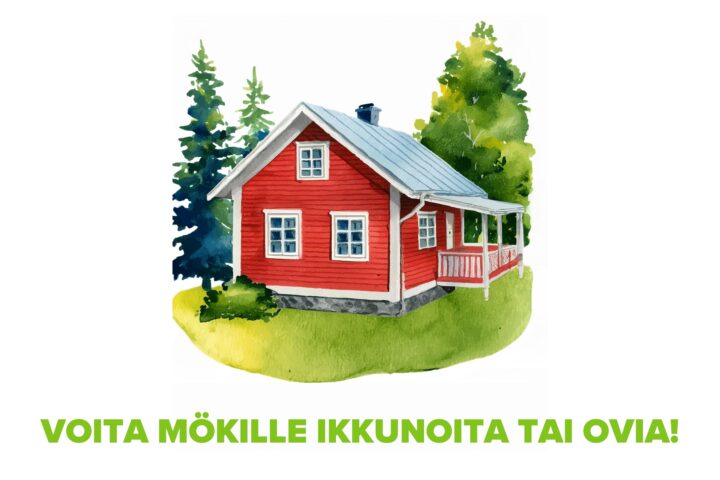 Kesäkuun mökkiarvonnan voitto Valkealaan!