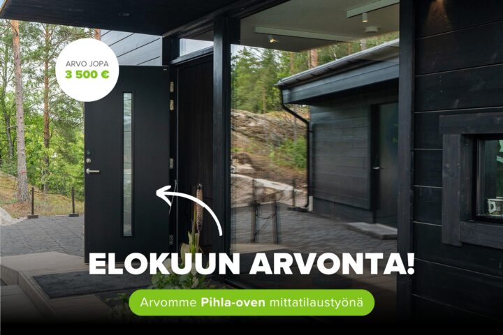 Elokuun oviarvonnan arvontavoitto Tampereelle!