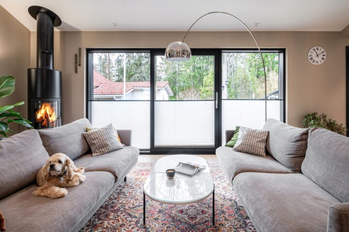 Lasiliukuseinä on mahdollinen myös remonttikohteeseen