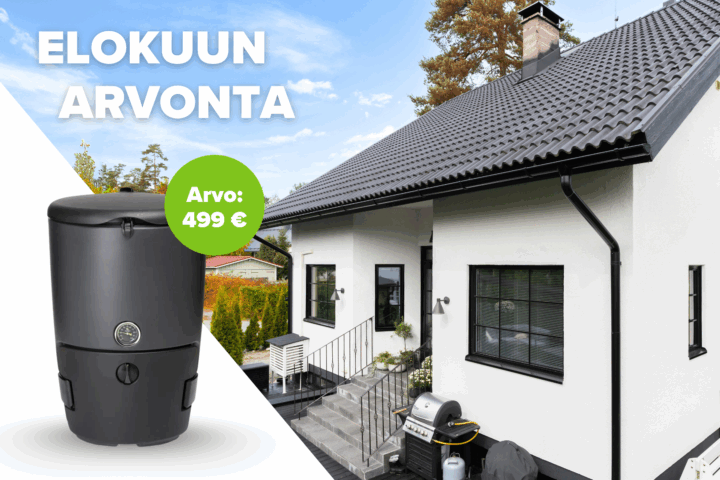 Elokuun Kekkilä-kompostoriarvonnan voitto Mikkeliin!